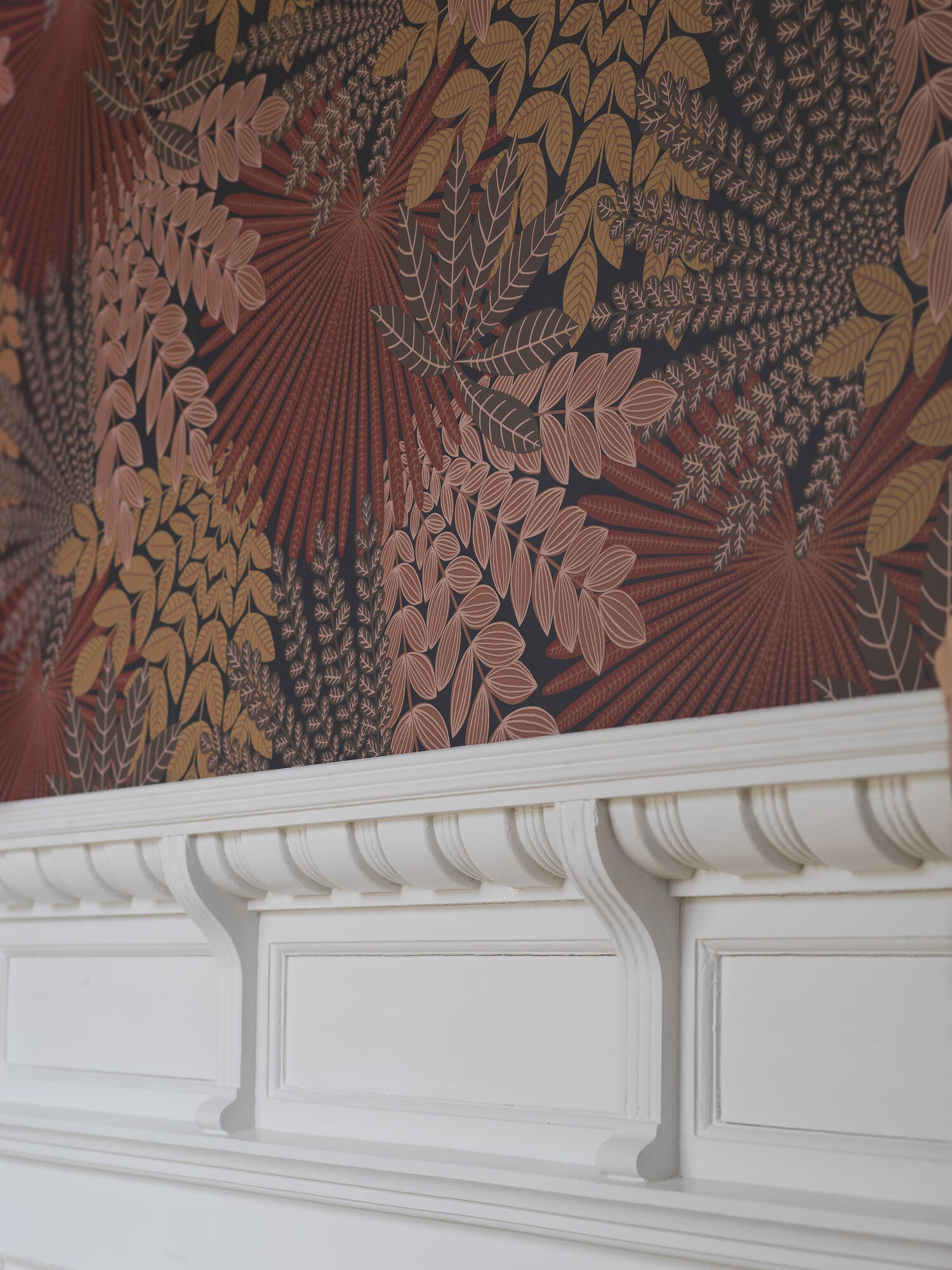 Velvet Leaves, bladverk i ockra