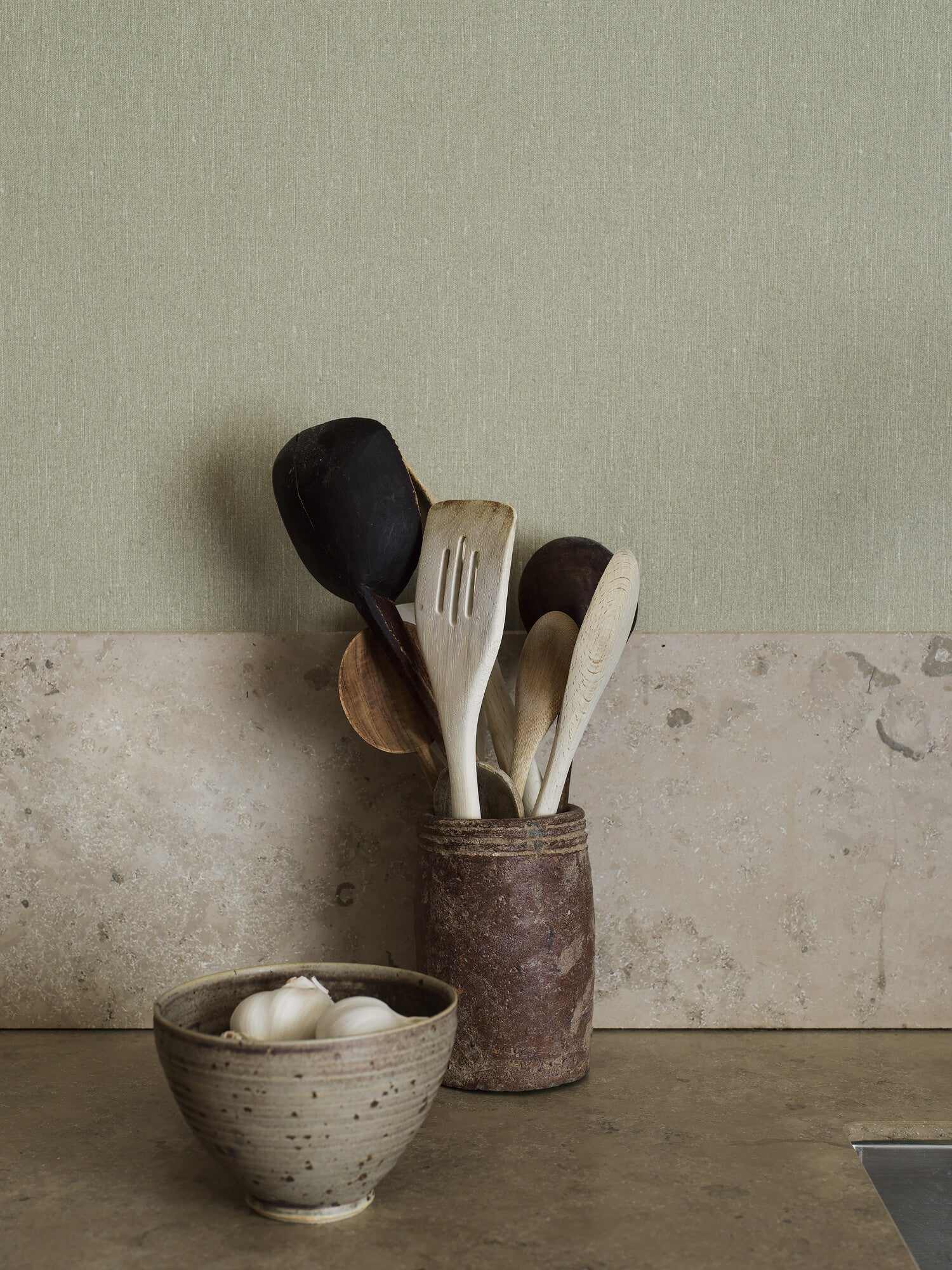 Soft Olive tapet 4335