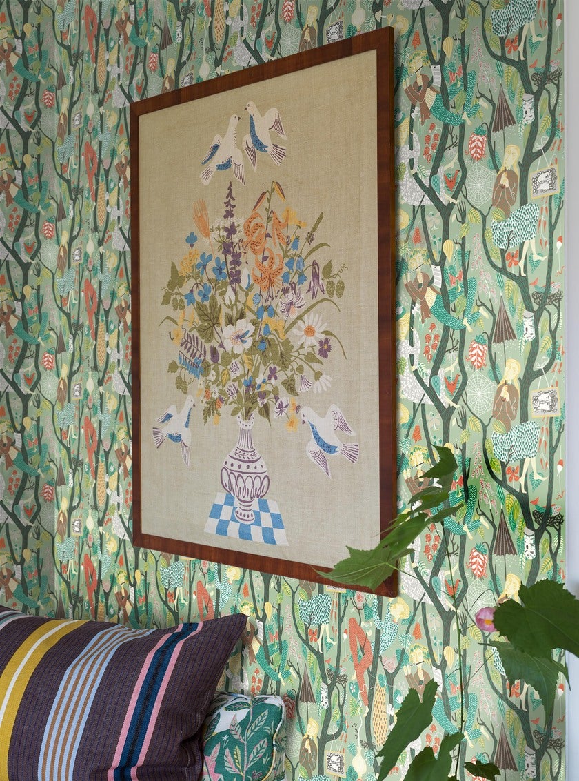 Stig Lindberg Melodi, grön