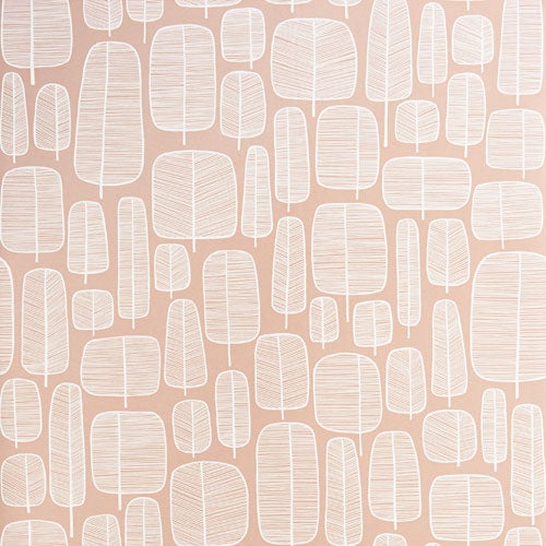 Little Trees, rosa tapet