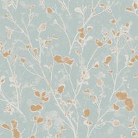 Alder heaven, tapet i blå och brun