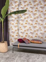 Botanic ginger, tapet i ljusgrå