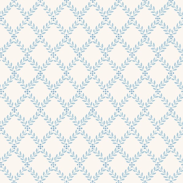 Trellis Leaves, blå