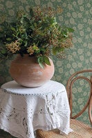 Lizette, tapet i grön