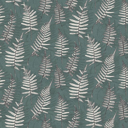 Stensöta, tapet i grön