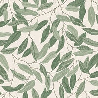 Florian, tapet i vit och grön