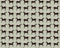 Marimekko Musta Tamma, grön tapet