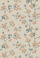 Trädgårdsstaden, beige tapet