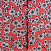 Cotton Tree , röd tapet