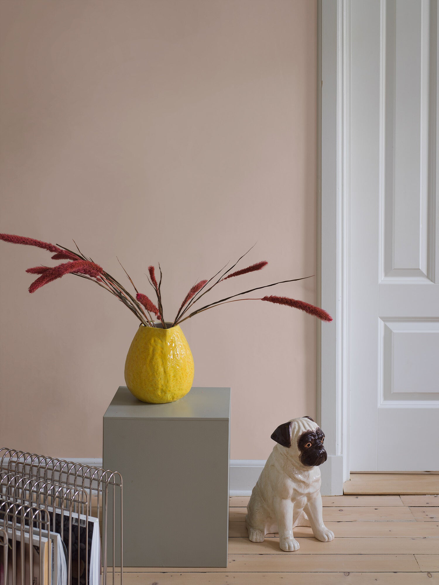 Floral Rose, rosa 7553 tapet