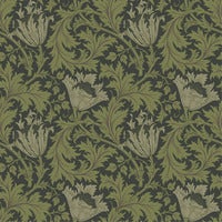 Anemone - W. Morris, svart tapet