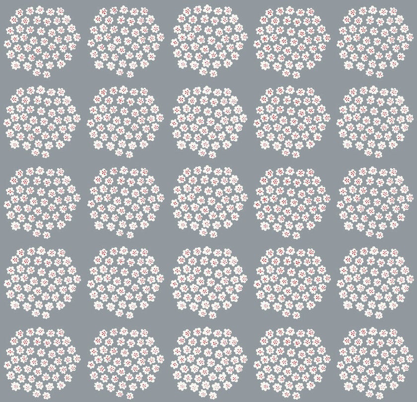 Marimekko Puketti, blå tapet