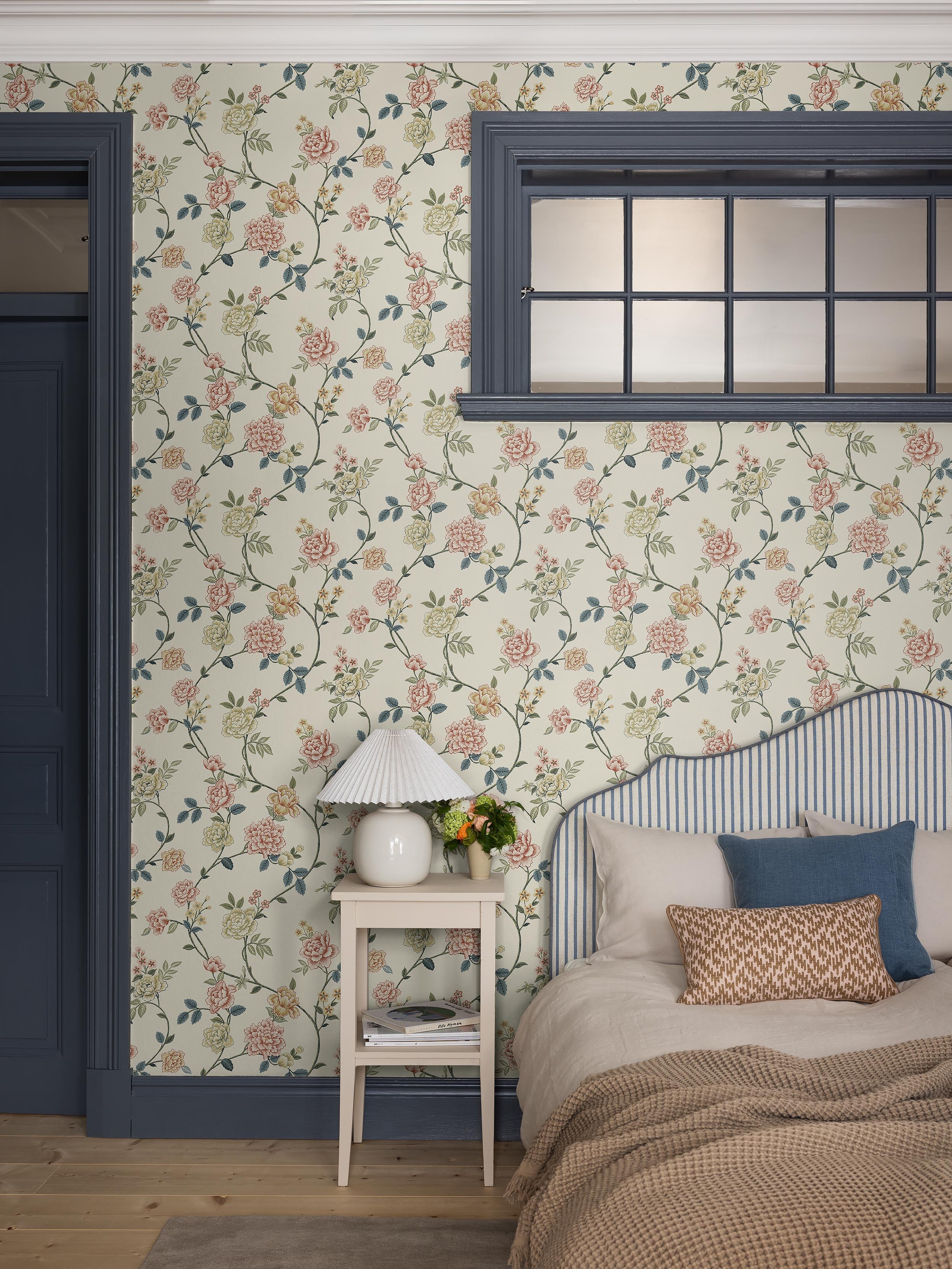Peony Garden, ljus beige