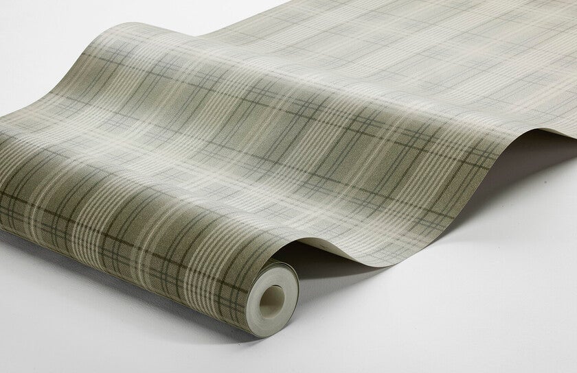 Tailor´s Tweed rutor i olivgrönt