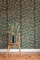 Cotton Tree , grön tapet