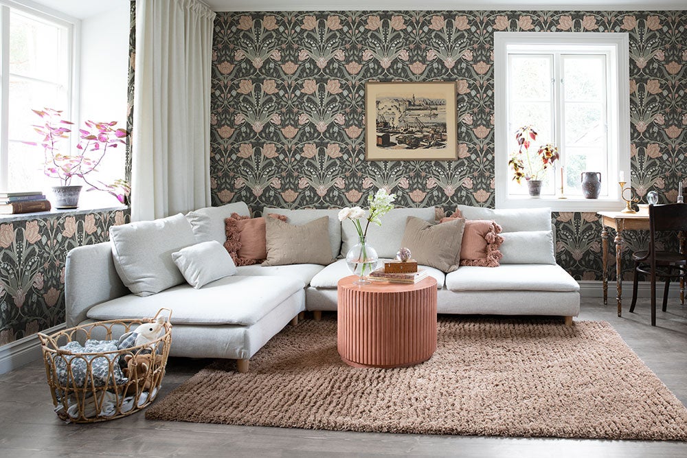 Filippa storblommig, beige