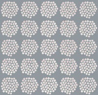 Marimekko Puketti, blå tapet
