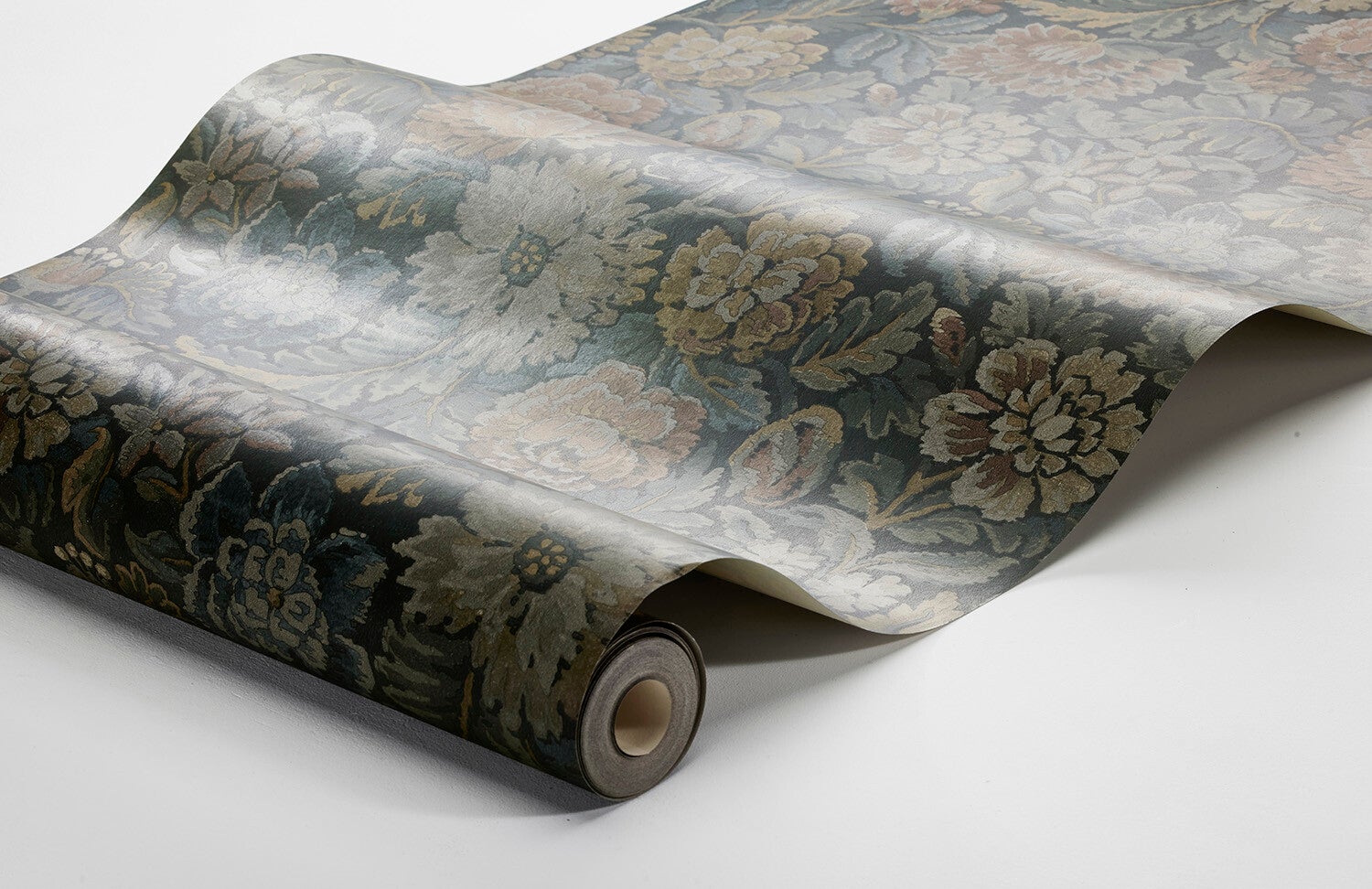 Nightingale Garden mörkt grågrön botten