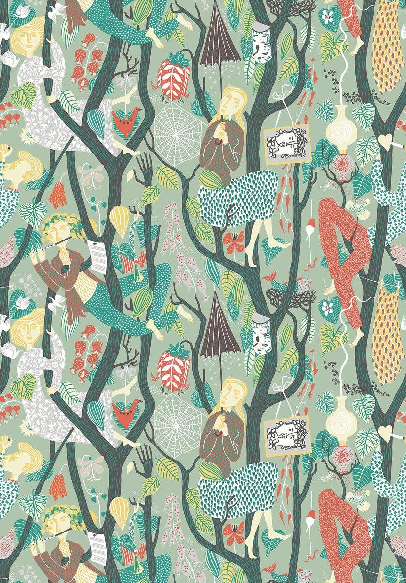 Stig Lindberg Melodi, grön