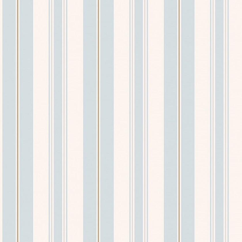 Gustaf, blå och beige tapet