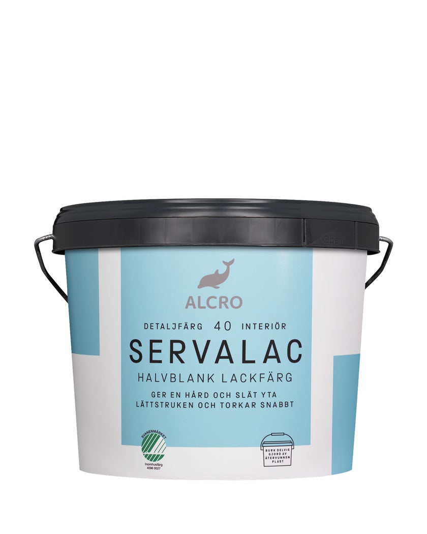 Servalac lackfärg halvblank