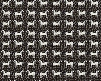 Marimekko Musta Tamma, svart tapet