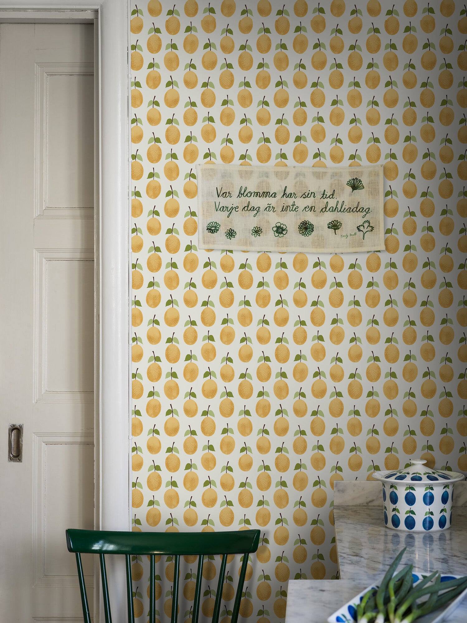 Stig Lindberg Prunus, gul