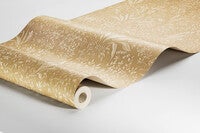 Nocturne slingrande bladverk, varmgul ockra