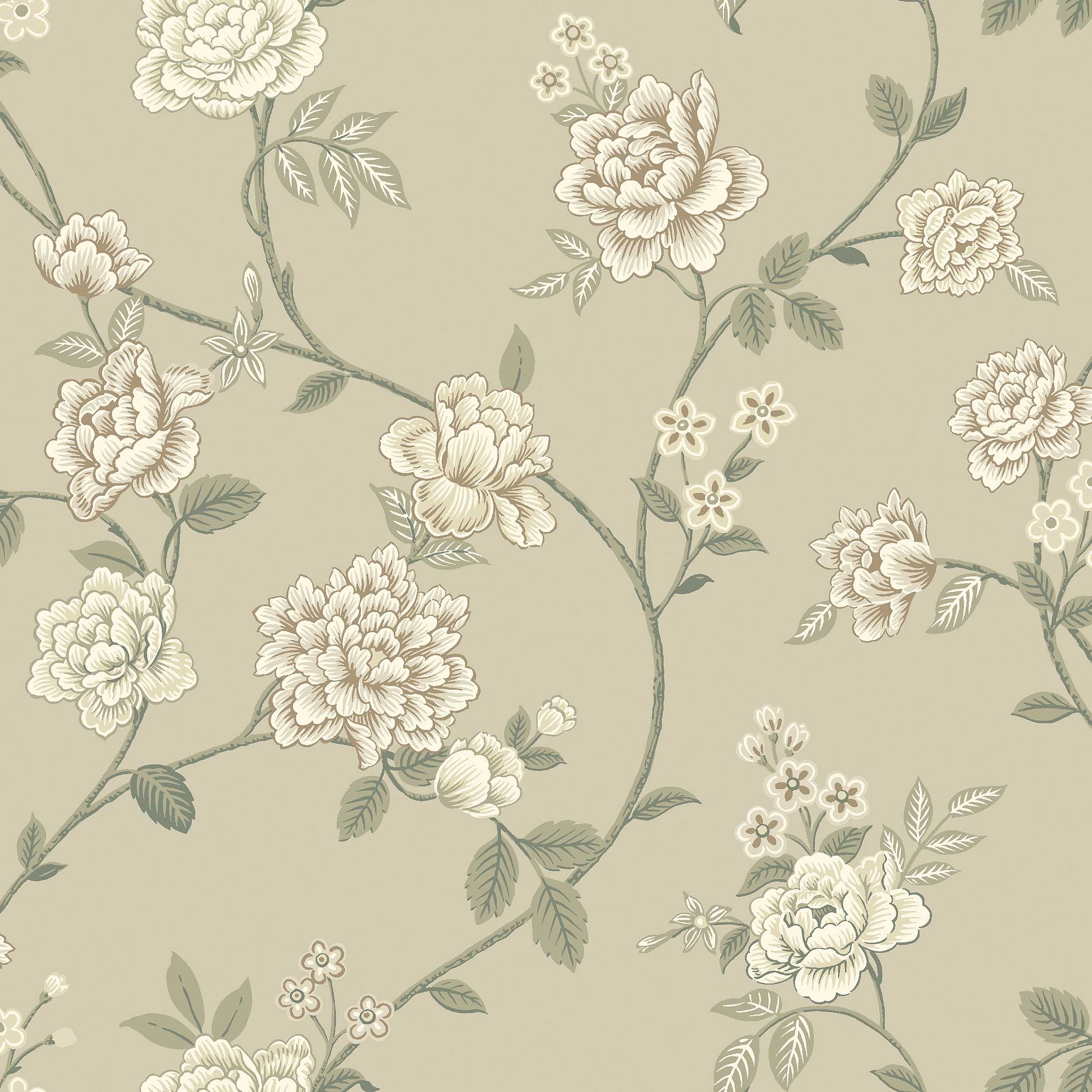 Peony Garden, beige