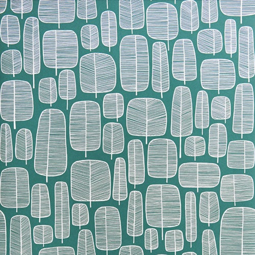 Little Trees, grön tapet