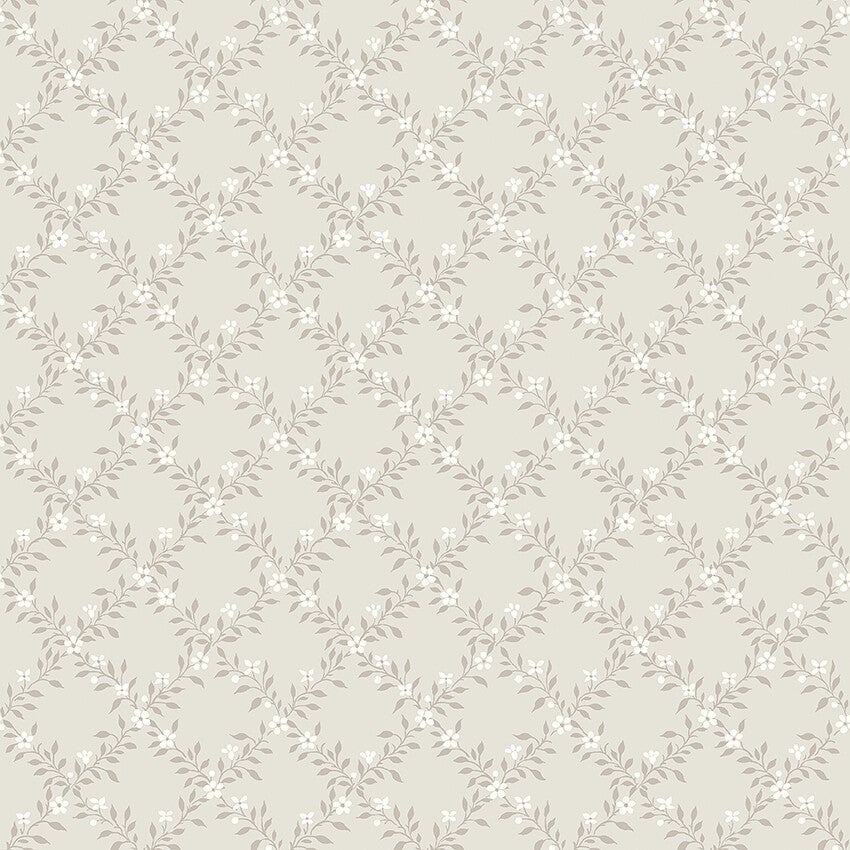 Sommarslöja, grå och beige tapet