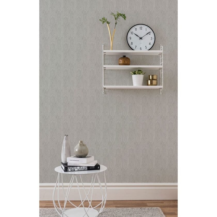 Linjelek QuickUp Gråvit