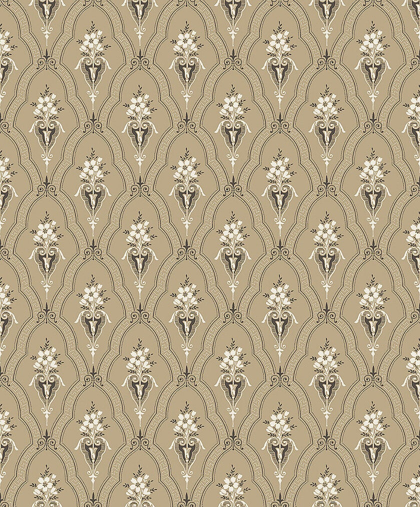 Klädesholmen, brun tapet