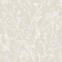 Alder pastel, tapet i beige och lila