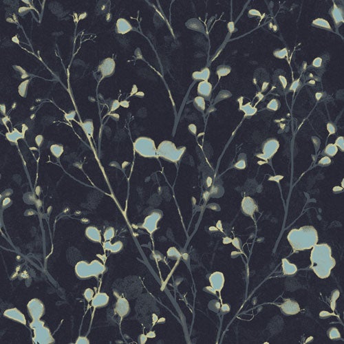 Alder teal, tapet i mörkgrön och grön