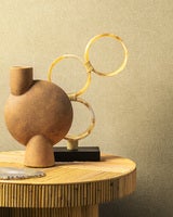 Leather Plain, brunbeige tapet