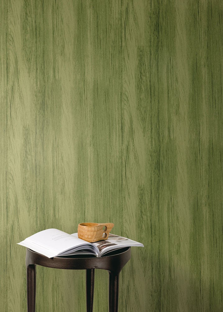 Wood greenery, tapet i grön