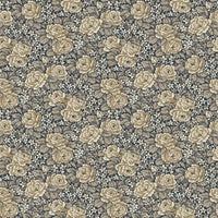 Rosengång, gråbeige tapet