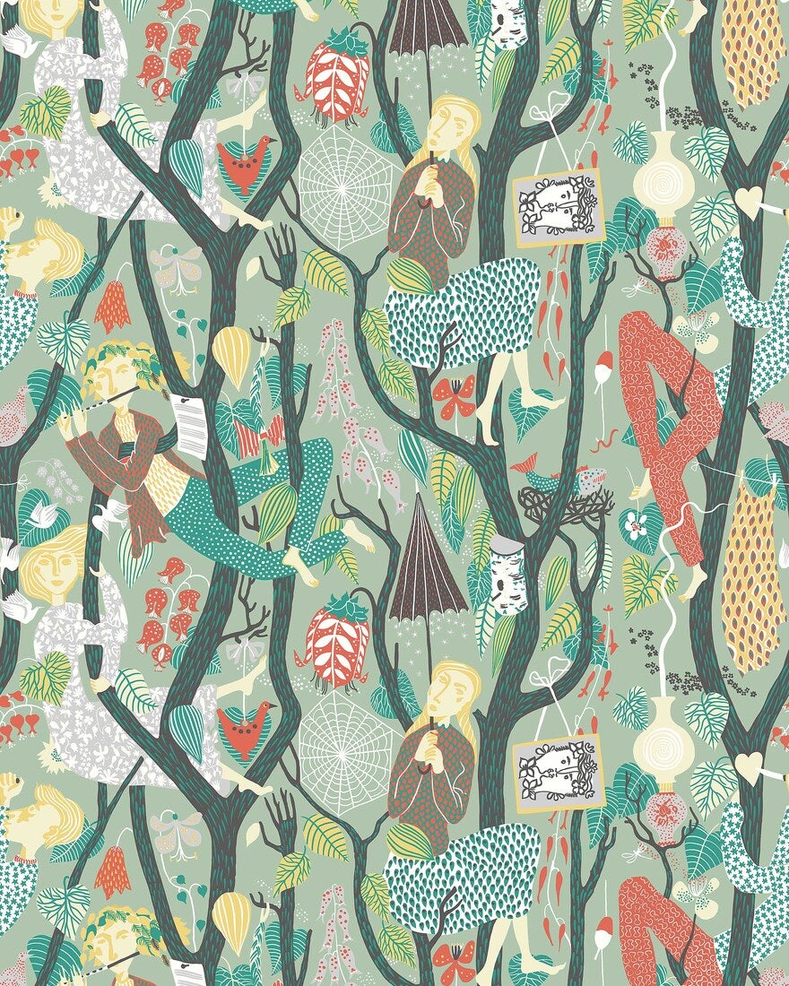 Stig Lindberg Melodi, grön