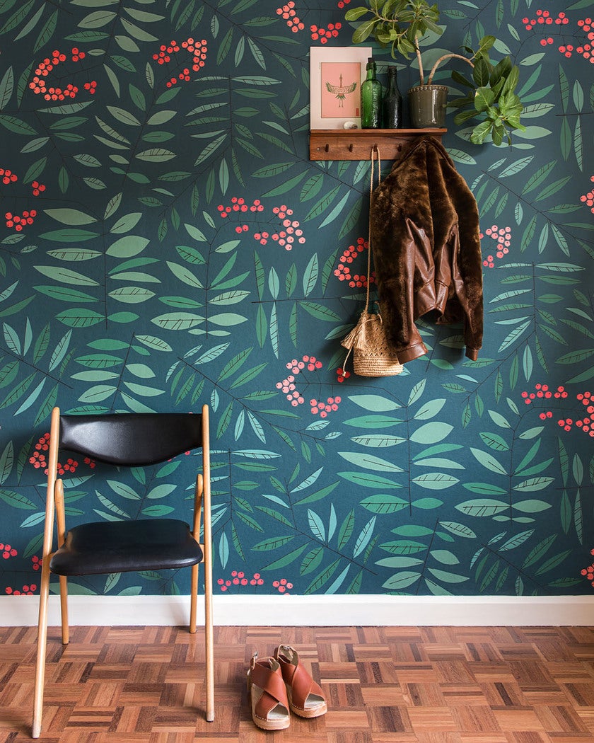 Grand Leaf Berry MISP1399 tapet