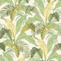 Botanic greenery, tapet i grön