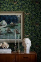 In the Oak, grön och blå tapet