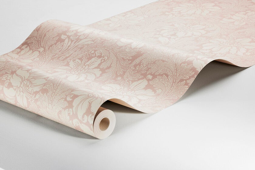 Acanthus storblommig, beige/dovt rosa