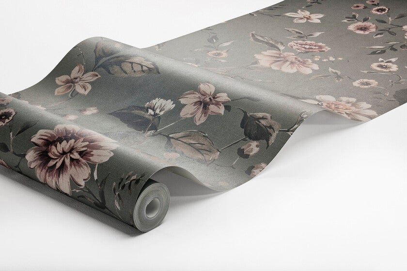 Marion's Mural dimmigt grågrön botten