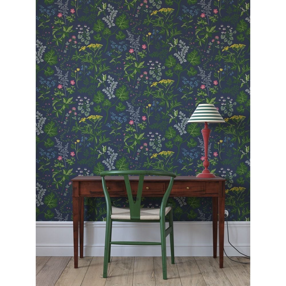 Tapet Duro Lillian Mörkblå